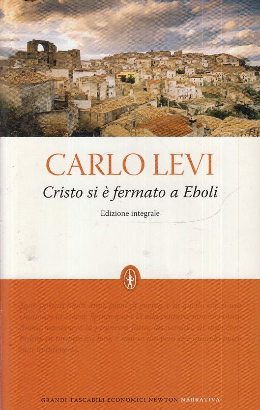 LN2- CRISTO SI E' FERMATO A EBOLI - CARLO LEVI - GRANDI TASCABILI NEWTON- B- XFS