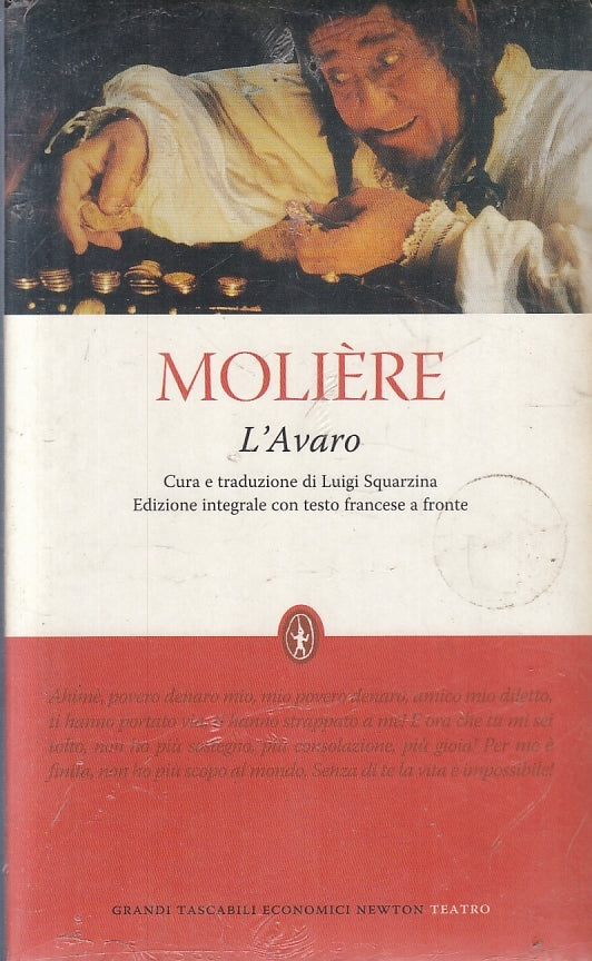 LN2- L'AVARO FRANCESE A FRONTE - MOLIERE - NEWTON GRANDI TASCABILI- B- JXS88
