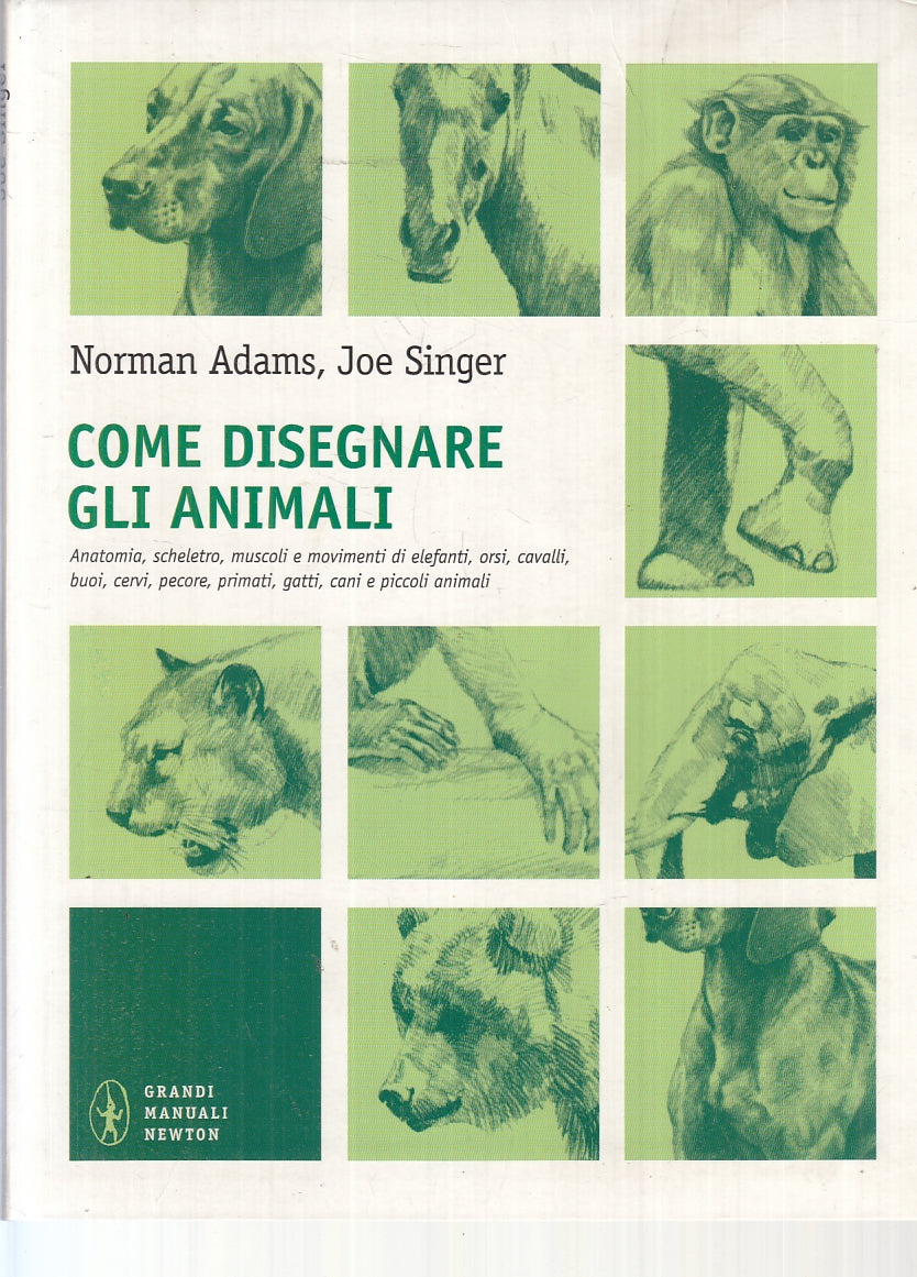 LZ- COME DISEGNARE GLI ANIMALI -- NEWTON - GRANDI MANUALI -- 2000 - B - YFS806