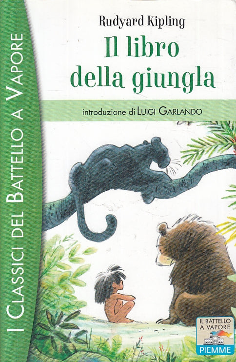 LN2- IL LIBRO DELLA GIUNGLA - KIPLING - PIEMME - BATTELLO A VAPORE--- B- JXS6
