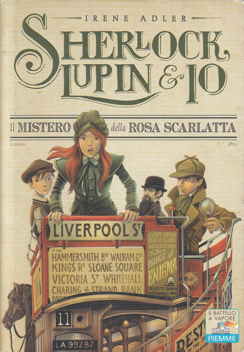 Sherlock Lupin & Io Il mistero della rosa scarlatta- Irene Adler- Piemme- ZFS100