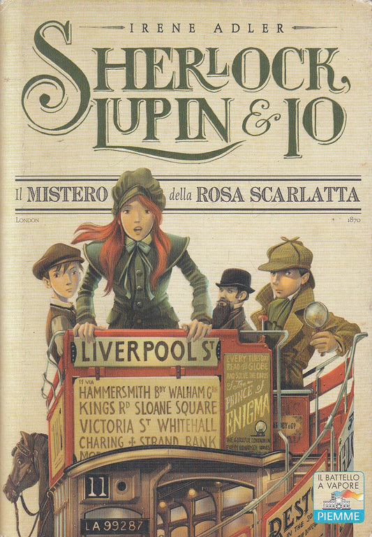 Sherlock Lupin & Io Il mistero della rosa scarlatta- Irene Adler- Piemme- ZFS100