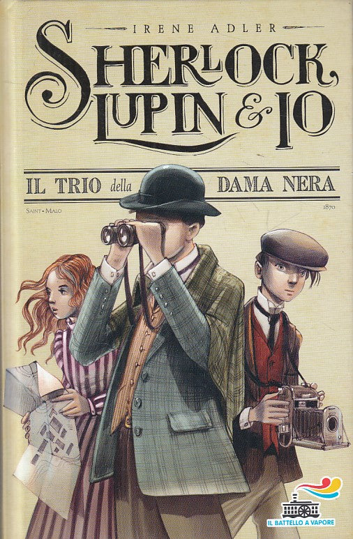 LN- SHERLOCK LUPIN & IO TRIO DAMA NERA - ADLER - PIEMME --- 2018 - C - ZFS199