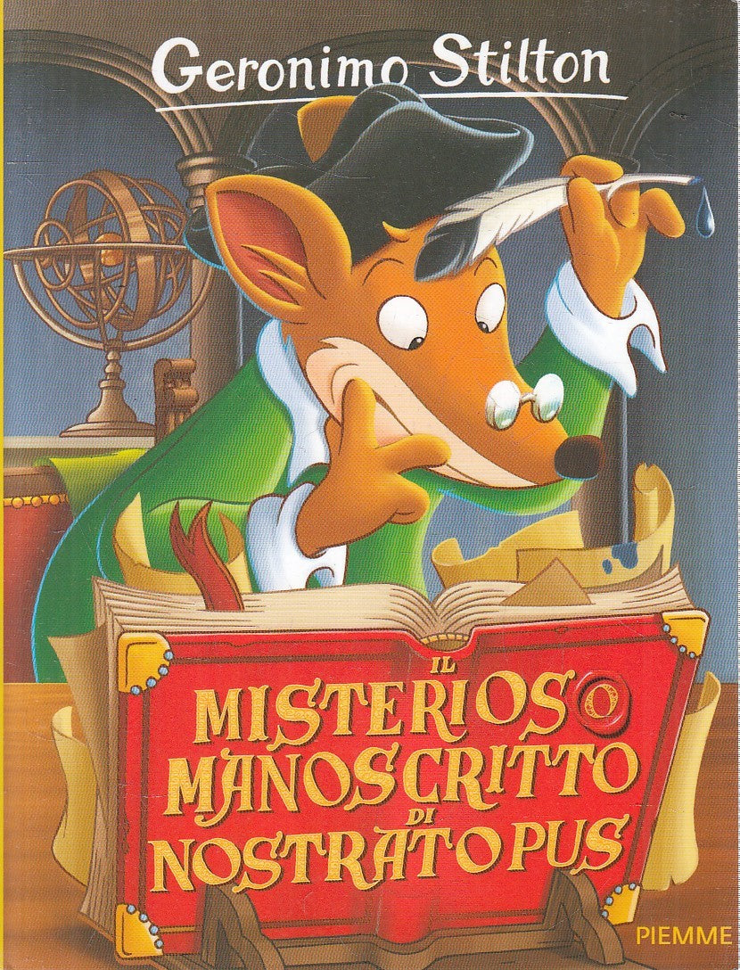 GERONIMO STILTON MISTERIOSO MANOSCRITTO DI NOSTRATOPUS - PIEMME - B- JXS253