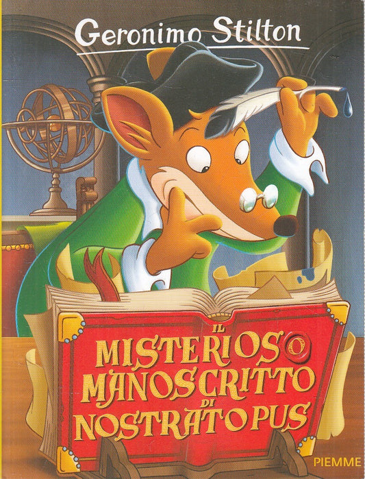 GERONIMO STILTON MISTERIOSO MANOSCRITTO DI NOSTRATOPUS - PIEMME - B- JXS253
