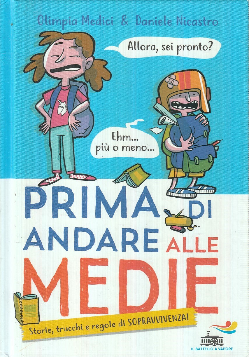 LN2- PRIMA DI ANDARE ALLE MEDIE - MEDICI NICASTRO - BATTELLO VAPORE - C - JXS241