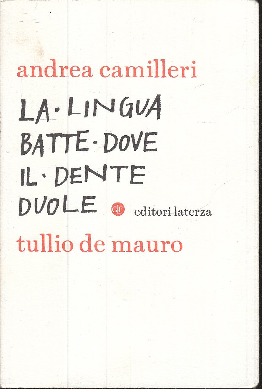 LN- LA LINGUA BATTE DOVE IL DENTE DUOLE- CAMILLERI DE MAURO- LATERZA- 2013-B-XFS
