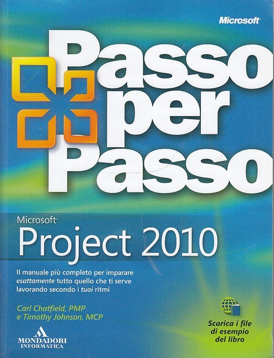 LZ-  PASSO PER PASSO MICROSOFT PROJECT-- MONDADORI INFORMATICA--- 2010- B-YDS554