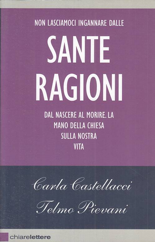 LS- NON LASCIAMOCI INGANNARE SANTE RAGIONI -- CHIARELETTERE--- 2007 - B - YTS599