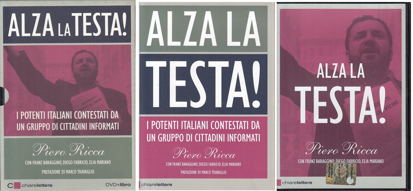 LS- ALZA LA TESTA! + DVD - RICCA - CHIARELETTERE -- 1a ED. - 2008 - B - YFS5