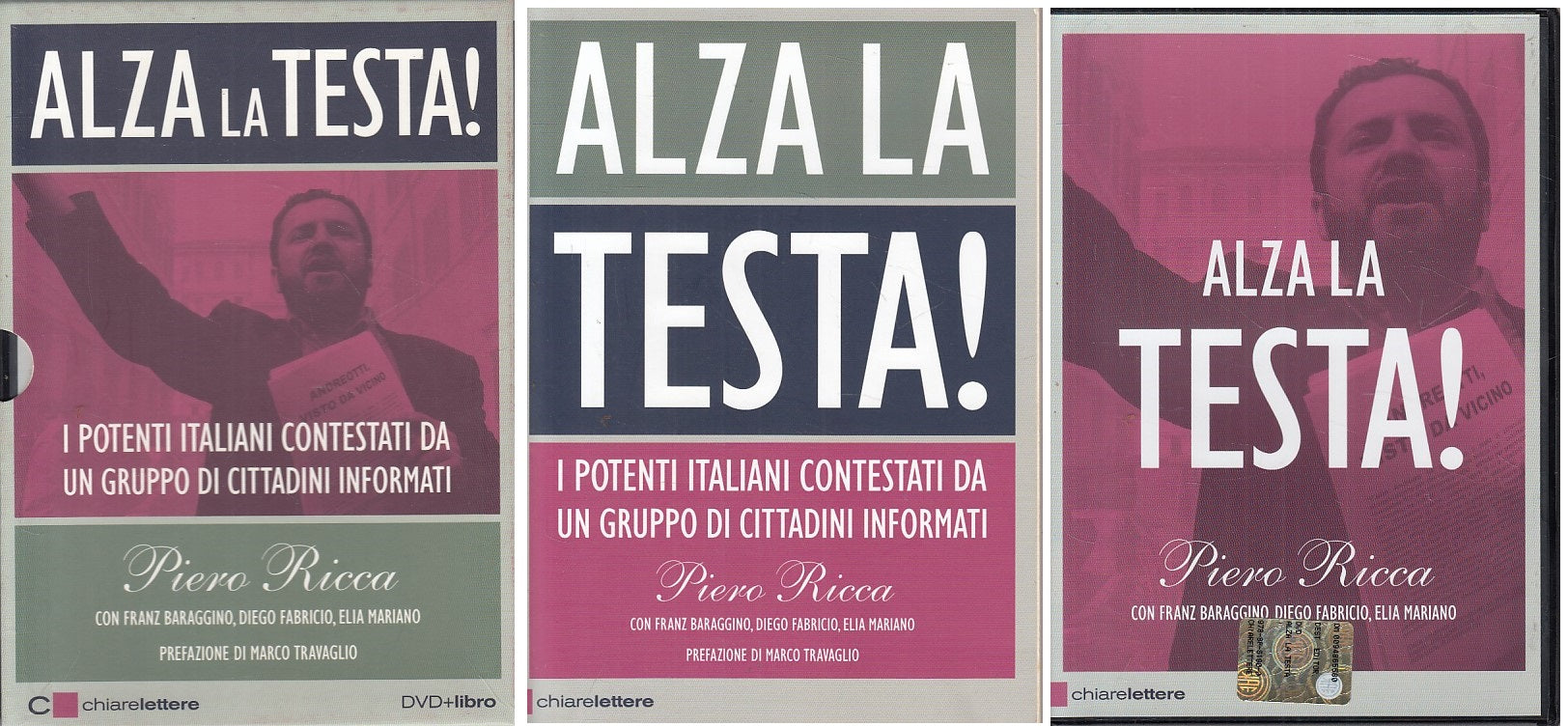 LS- ALZA LA TESTA! + DVD - RICCA - CHIARELETTERE -- 1a ED. - 2008 - B - YFS5