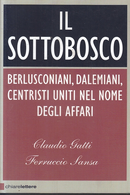 LZ- IL SOTTOBOSCO BERLUSCONIANI - GATTI SANSA - CHIARELETTERE---- B- ZFS641