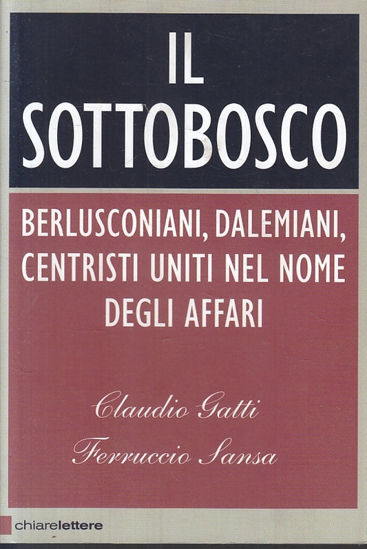LZ- IL SOTTOBOSCO BERLUSCONIANI - GATTI SANSA - CHIARELETTERE---- B- ZFS641