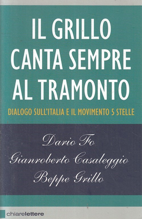 LN2- IL GRILLO CANTA SEMPRE AL TRAMONTO - AA.VV. - CHIARELETTERE - B - JXS201