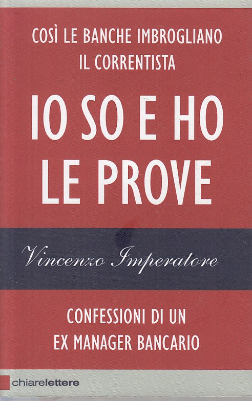 LS- IO SO E HO LE PROVE BANCHE IMBROGLIANO-- CHIARELETTERE --- 2014 - B - YFS211