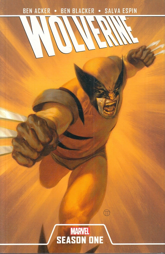 LB- WOLVERINE SEASON ONE - ACKER BLACKER ESPIN- PANINI - 2013 - B - TMX