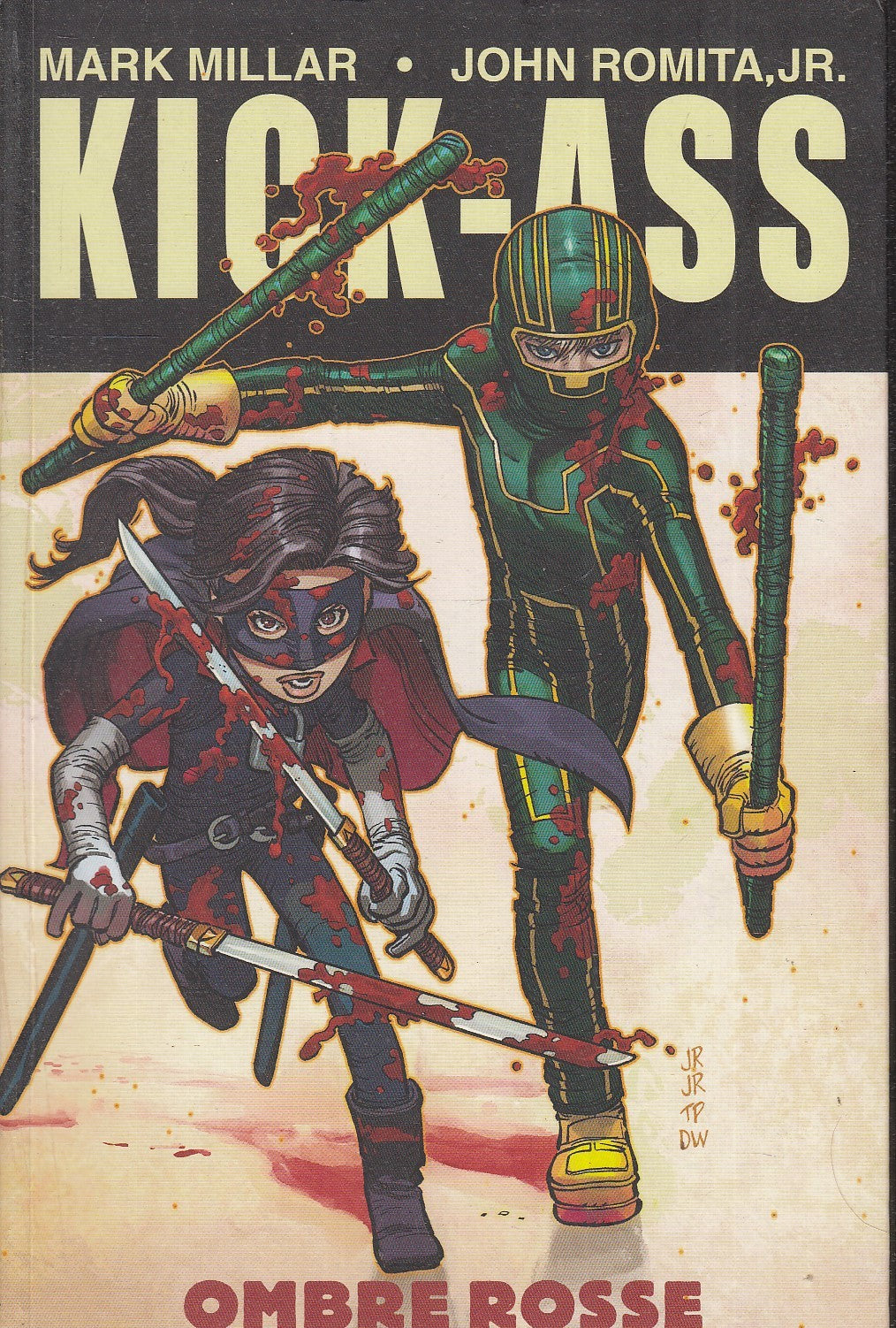 LB- KICK-ASS 1/2 SPACCA OMBRE ROSSE - MILLAR JOHN ROMITA- PANINI--- 2009- B- VHX