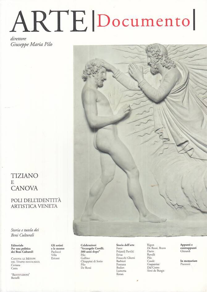 Arte Documento Rivista N.29 Tiziano e Canova - Giuseppe Pilo - Marcianum- ZFS130