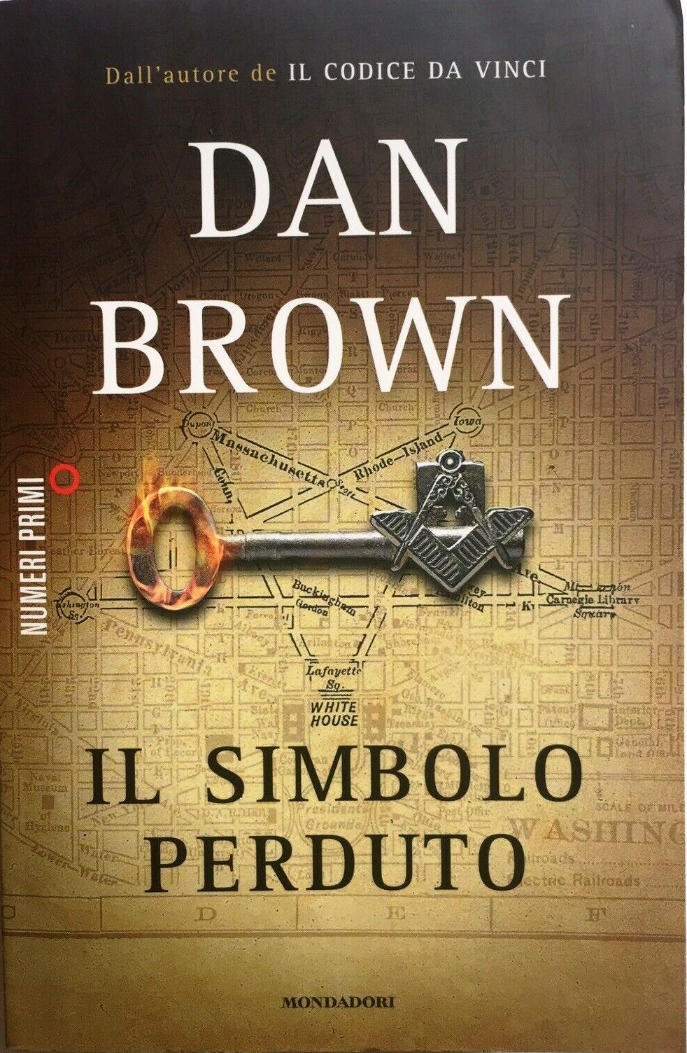 LN2- IL SIMBOLO PERDUTO - DAN BROWN - MONDADORI NUMERI PRIMI - B - JXS63