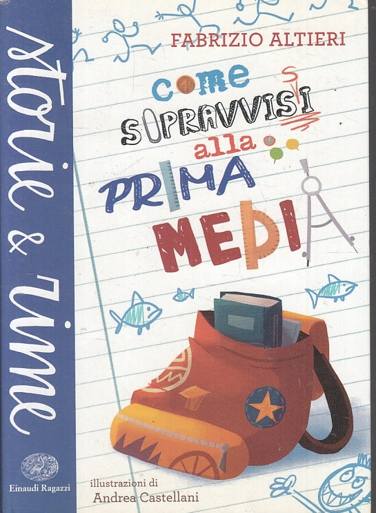 LN- COME SOPRAVVISSI ALLA PRIMA MEDIA - ALTIERI - EINAUDI --- 2016- B- ZFS462