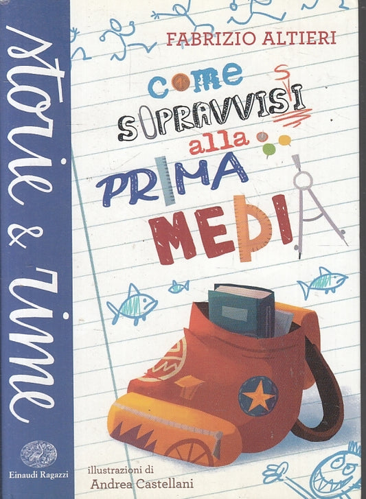 LN- COME SOPRAVVISSI ALLA PRIMA MEDIA - ALTIERI - EINAUDI --- 2016- B- ZFS462