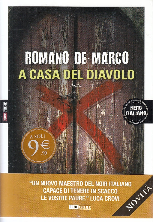 LN2- A CASA DEL DIAVOLO - ROMANO DE MARCO - TIME CRIME NERO ITALIANO- B - JXS132