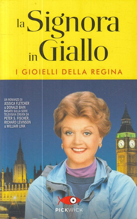 LG- SIGNORA IN GIALLO GIOIELLI REGINA - FLETCHER - PICKWICK --- 2014 - B - ZFS80