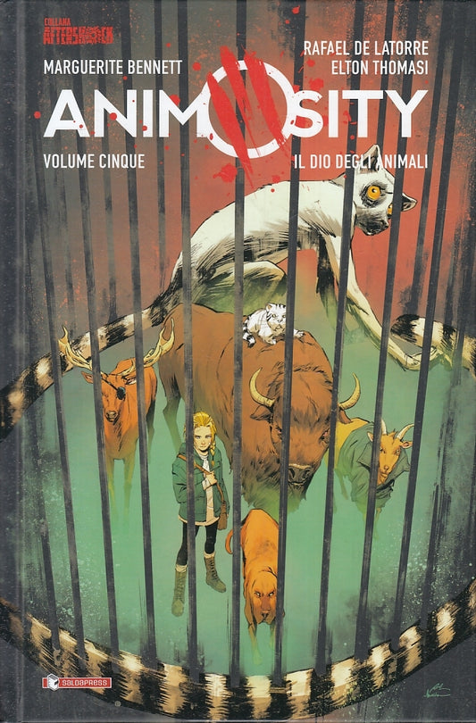 LB- ANIMOSITY VOLUME CINQUE DIO DEGLI ANIMALI- BENNETT- SALDAPRESS- 2020- C- TMX