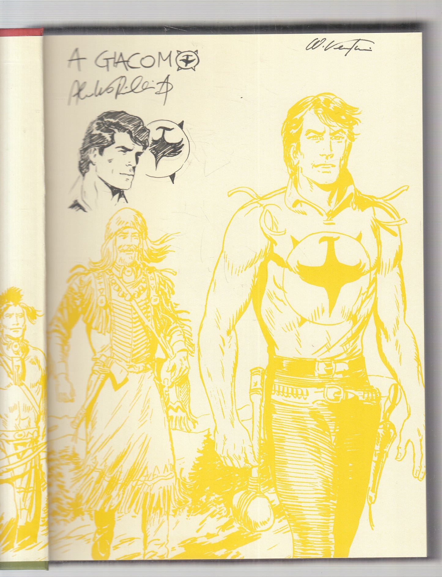 FB- IO SONO ZAGOR DISEGNO AUTOGRAFO PICCINELLI - VENTURI - BONELLI- 2018- C- G24