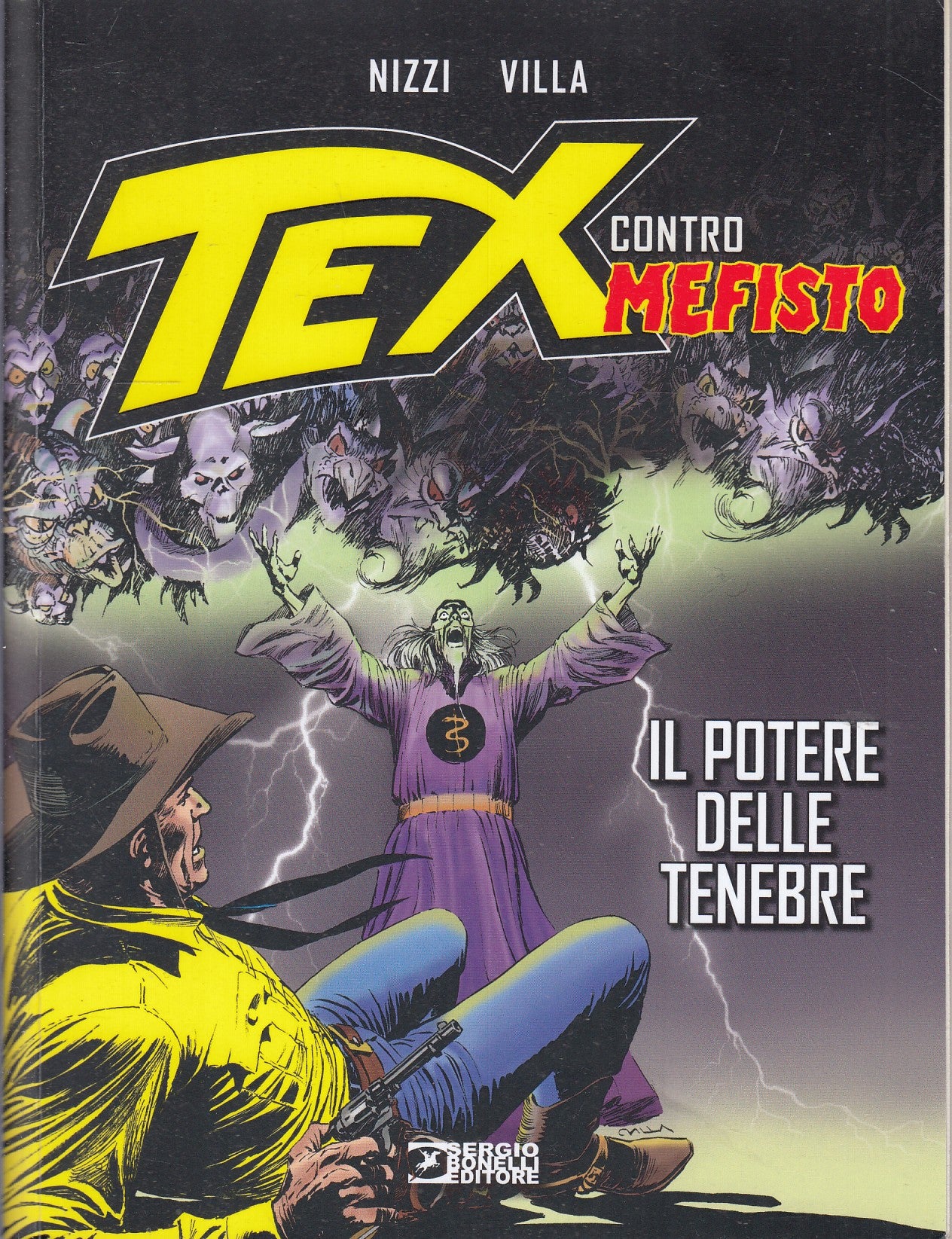 FB- TEX CONTRO MEFISTO POTERE DELLE TENEBRE - NIZZI VILLA -- 1a ED. 2023- B- M25