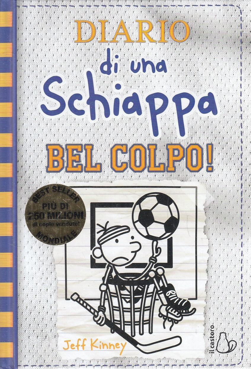 LN- DIARIO DI UNA SCHIAPPA BEL COLPO! - KINNEY - CASTORO --- 2022 - C - YFS59