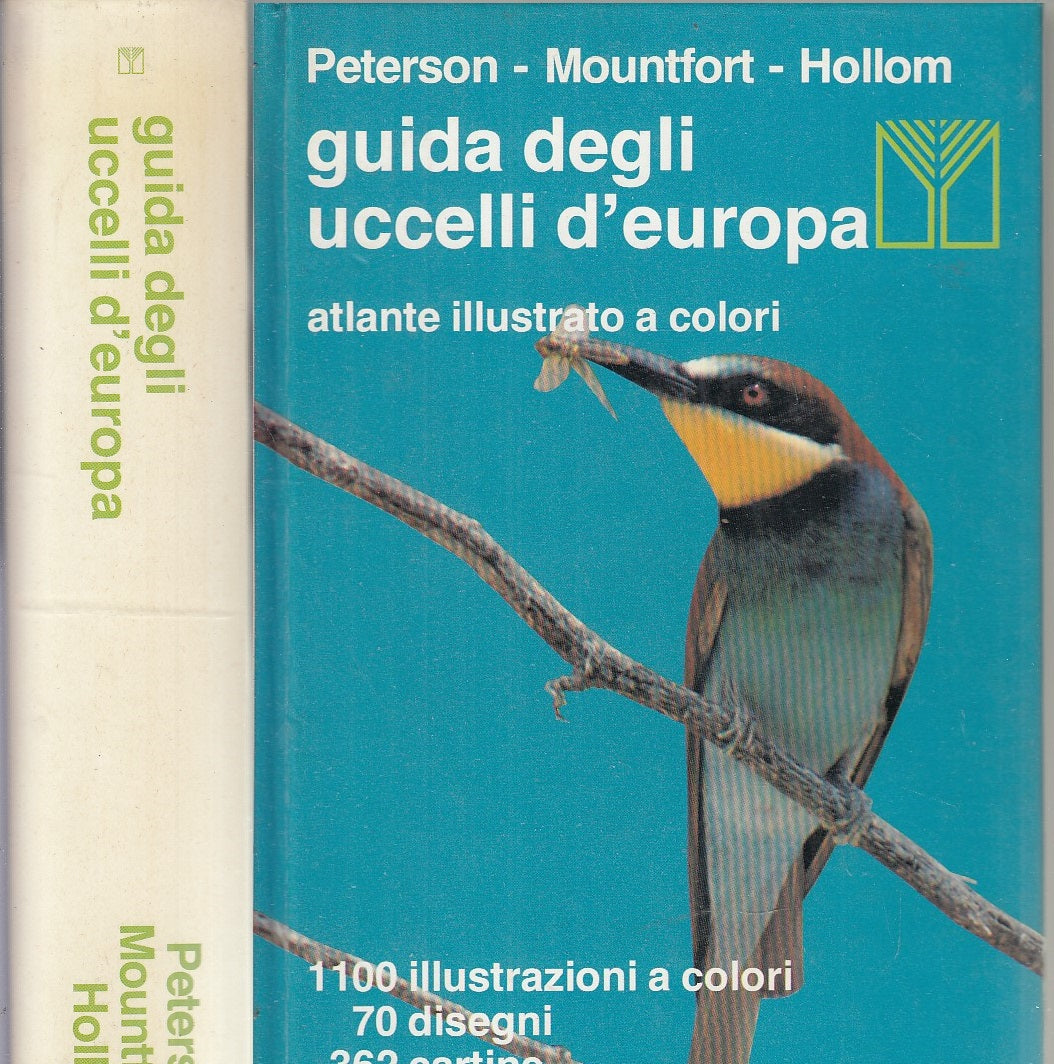 LZ- GUIDA AGLI UCCELLI D'EUROPA - PETERSON MOUNTFORT - MUZZIO --- 1983- C- XFS59