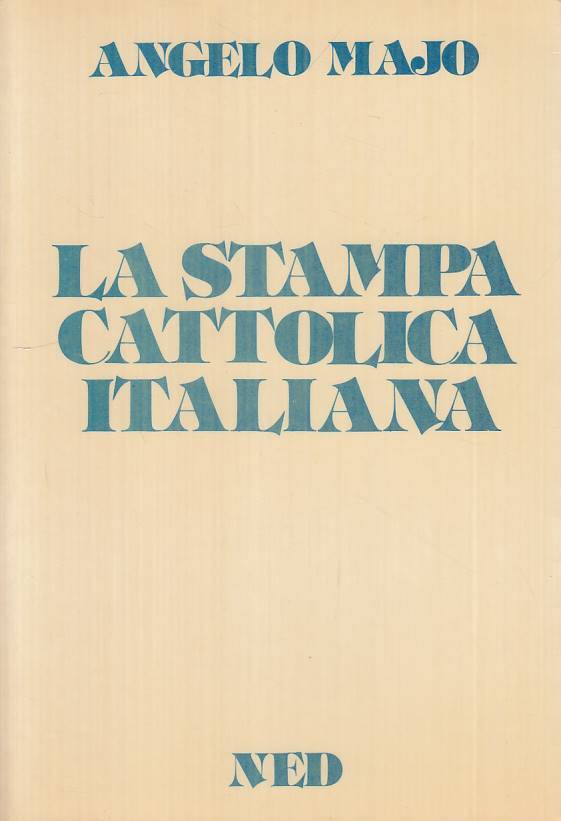 LS- LA STAMPA CATTOLICA ITALIANA - ANGELO MAJO - NED --- 1984 - B - ZTS473