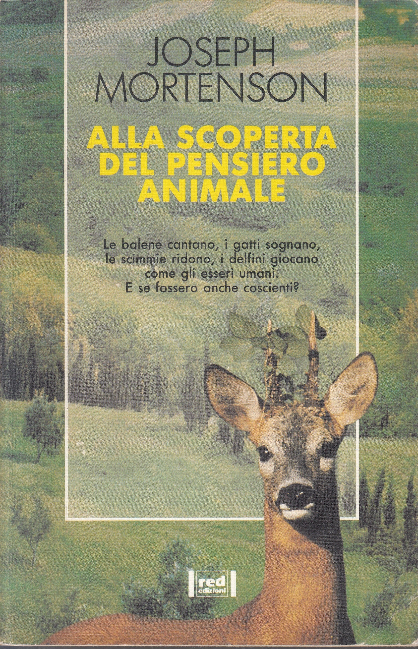 LZ- ALLA SCOPERTA DEL PENSIERO ANIMALE- JOSEPH MORTENSON- RED--- 1991- B- YFS961