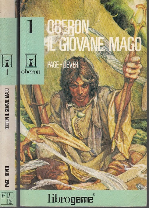 LF- OBERON N.1 OBERON IL GIOVANE MAGO - DEVER PAGE - LIBROGAME --- 1990- B- YFS