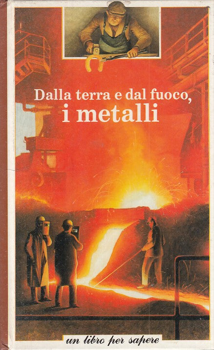 LZ- DALLA TERRA E DAL FUOCO I METALLI-- ELLE - LIBRO SAPERE -- 1989 - C - YFS172