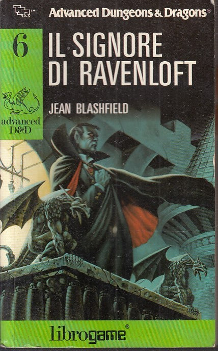 LF- ADVANCED D&D 6 IL SIGNORE DI RAVENLOFT- BLASHFIELD- LIBROGAME--- 1989- B-YFS