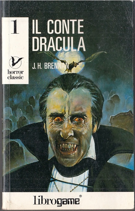 LF- HORROR CLASSIC IL CONTE DRACULA - BRENNAN- LIBROGAME--- 1990- B- YFS COPIA B