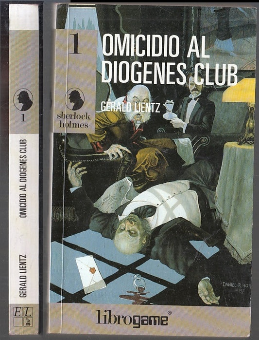 LF- SERIE SHERLOCK HOLMES 1 OMICIDIO AL DIOGENES CLUB- LIENTZ- LIBROGAME- B- A23