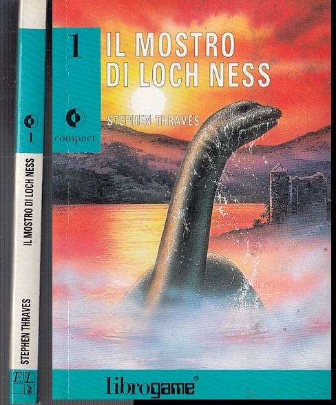 LF- IL MOSTRO DI LOCH NESS N.1 - STEPHEN THRAVES- EL- LIBROGAME-- 1994- B- XFS56