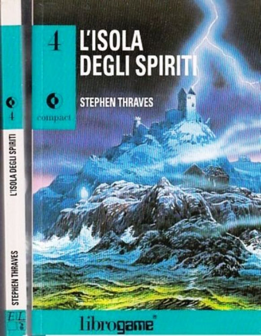 LF- L'ISOLA DEGLI SPIRITI - THRAVES - EL LIBROGAME - COMPACT 4 -- 1995- B- XDS14