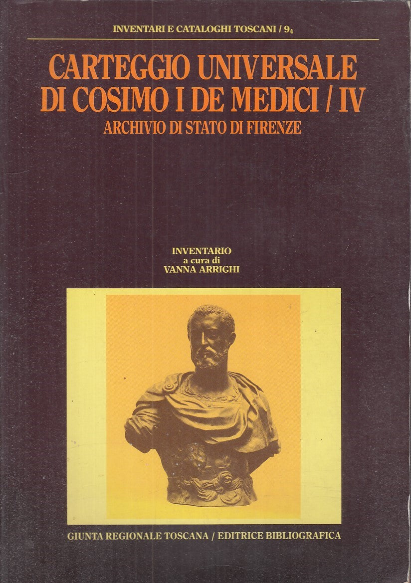 LZ- CARTEGGIO UNIVERSALE COSIMO I DE MEDICI / IV -- TOSCANA --- 1992- B - YFS743