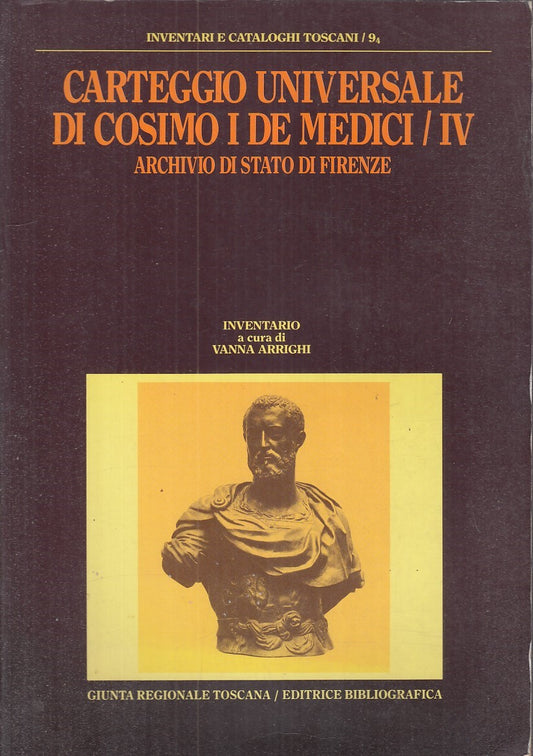 LZ- CARTEGGIO UNIVERSALE COSIMO I DE MEDICI / IV -- TOSCANA --- 1992- B - YFS743