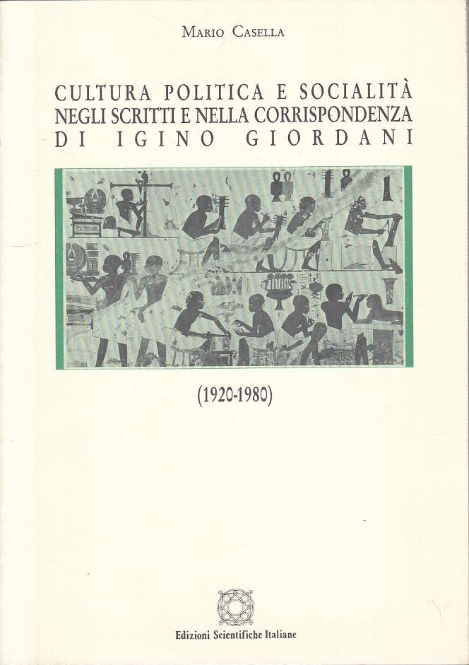 LS- CULTURA POLITICA E SOCIALITA' - CASELLA - SCIENTIFICHE --- 1992 - B - YTS432