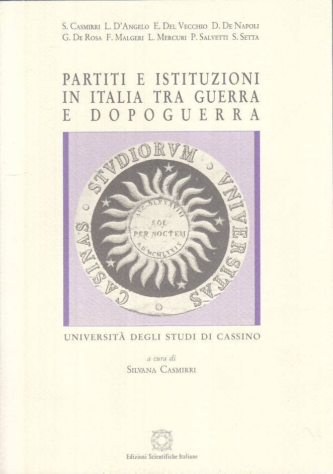 LS- PARTITI ISTITUZIONI GEURRA E DOPOGUERRA -- SCIENTIFICHE--- 1994 - B - YTS498