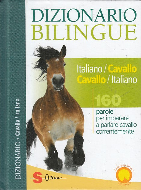 LZ- DIZIONARIO BILINGUE CAVALLO ITALIANO 160 PAROLE-- SONDA--- 2010 - C - YFS500