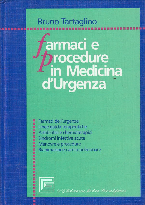 LZ- FARMACI PROCEDURE MEDICINA URGENZA-- MEDICO SCIENTIFICO--- 1997 - C - YFS721