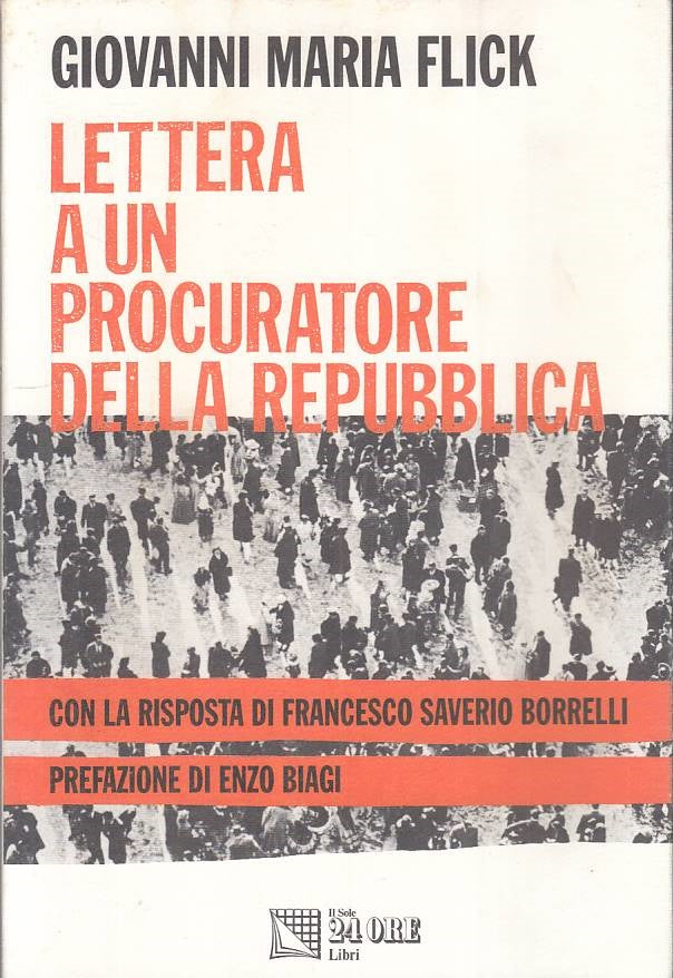 LS- LETTERA A PROCURATORE DELLA REPUBBLICA- FLICK- SOLE 24 ORE--- 1993- B- YFS44