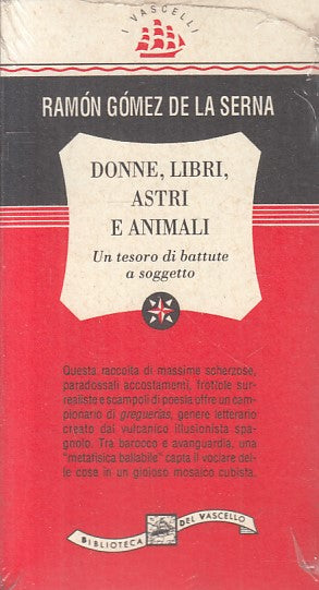 LN- DONNE LIBRI ASTRI E ANIMALI - SERNA- BIBLIOTECA VASCELLO--- 1993 - B - ZFS60