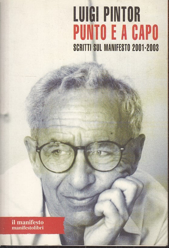 LN2- PUNTO E A CAPO SCRITTI SUL MANIFESTO- LUIGI PINTOR- IL MANIFESTO- B - JXS31
